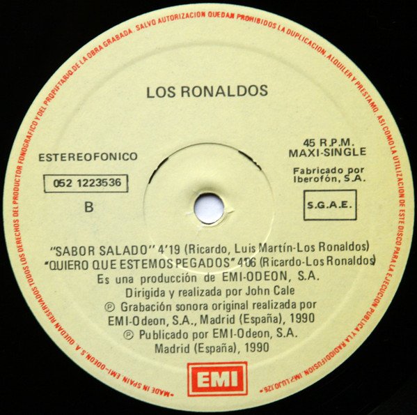 Los Ronaldos, Ya No Me Engañas-12 inch, Vinilos, Historia Nuestra