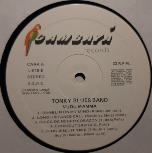 Tonky Blues Band Vudu Mama-LP, Vinilos, Historia Nuestra