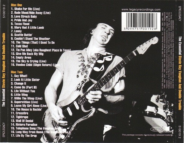 Stevie Ray Vaughan And Double Trouble* The Essential Stevie Ray Vaughan And Double Trouble-2xCD, CDs, Historia Nuestra