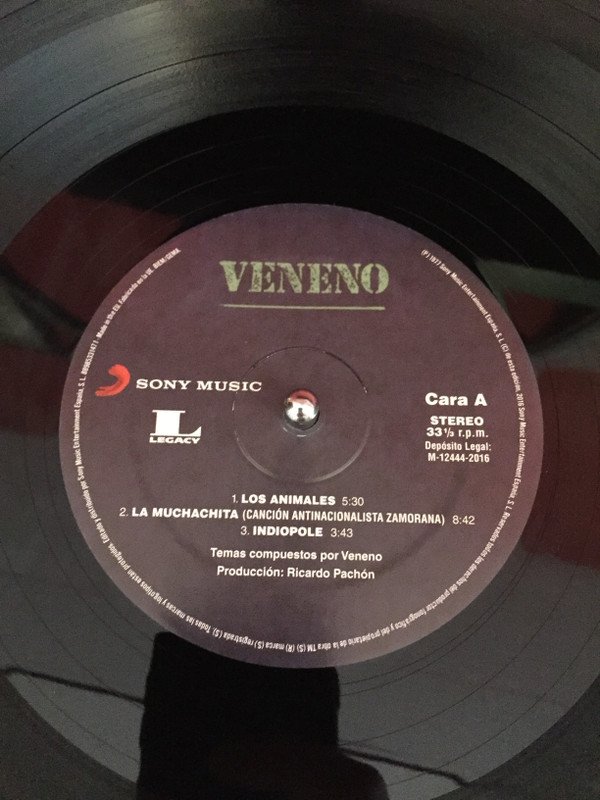 Veneno , Veneno-LP, Vinilos, Historia Nuestra