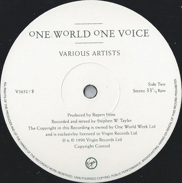 Various, One World One Voice-LP, Vinilos, Historia Nuestra