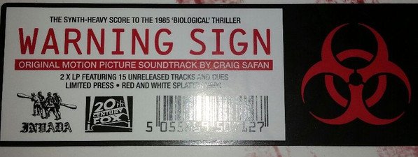 Craig Safan, Warning Sign (Soundtrack)-LP, Vinilos, Historia Nuestra
