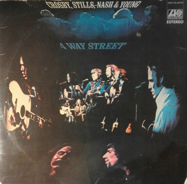 Crosby Stills Nash and Young, 4 Way Street-LP, Vinilos, Historia Nuestra