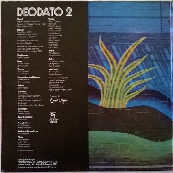 Deodato* Deodato 2-LP, Vinilos, Historia Nuestra