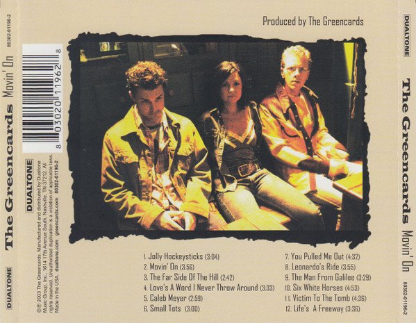 The Greencards Movin' On-CD, CDs, Historia Nuestra