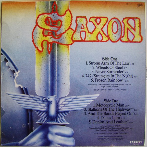 Saxon Strong Arm Metal-LP, Vinilos, Historia Nuestra