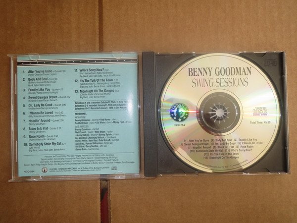 Benny Goodman, Swing Sessions-CD, CDs, Historia Nuestra