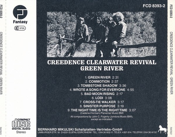 Creedence Clearwater Revival, Green River-CD, CDs, Historia Nuestra