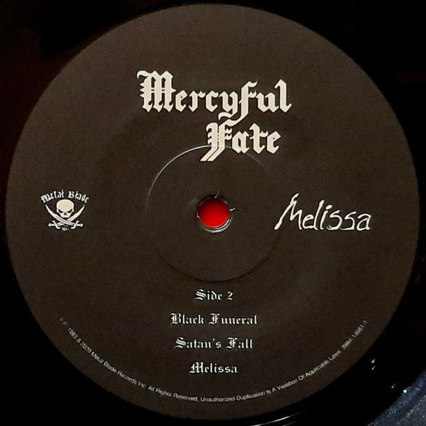 Mercyful Fate, Melissa-LP, Vinilos, Historia Nuestra