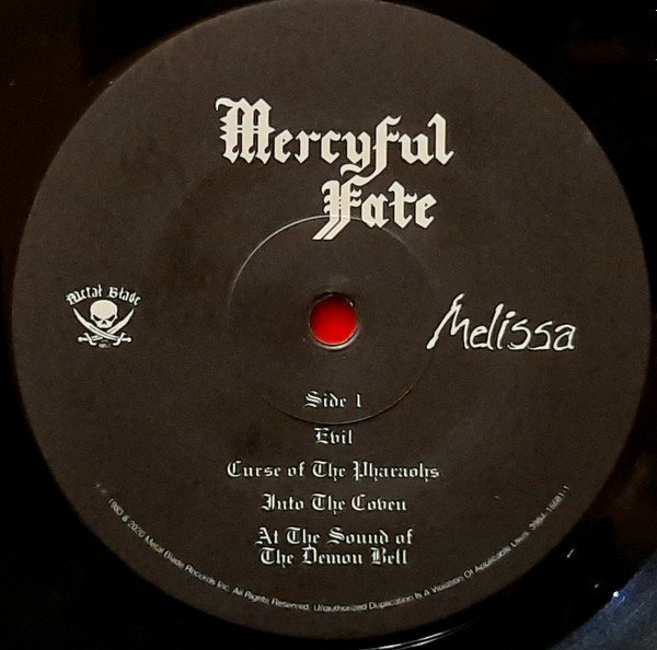 Mercyful Fate Melissa Lp Historia Nuestra 6982