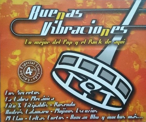 Various Buenas Vibraciones: Lo Mejor Del Pop Y El Rock De Aqui-4xCD, CDs, Historia Nuestra