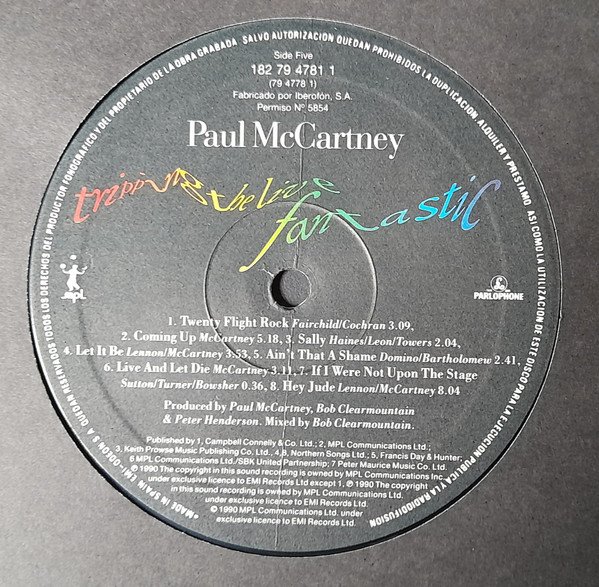 Paul McCartney Tripping The Live Fantastic-3xLP, Vinilos, Historia Nuestra