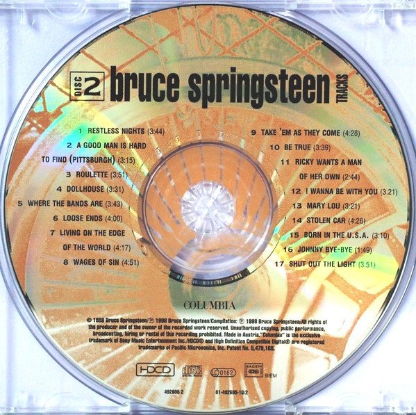 Bruce Springsteen, Tracks-CD, CDs, Historia Nuestra