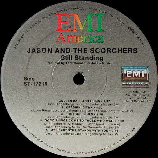 Jason And The Scorchers* Still Standing-LP, Vinilos, Historia Nuestra