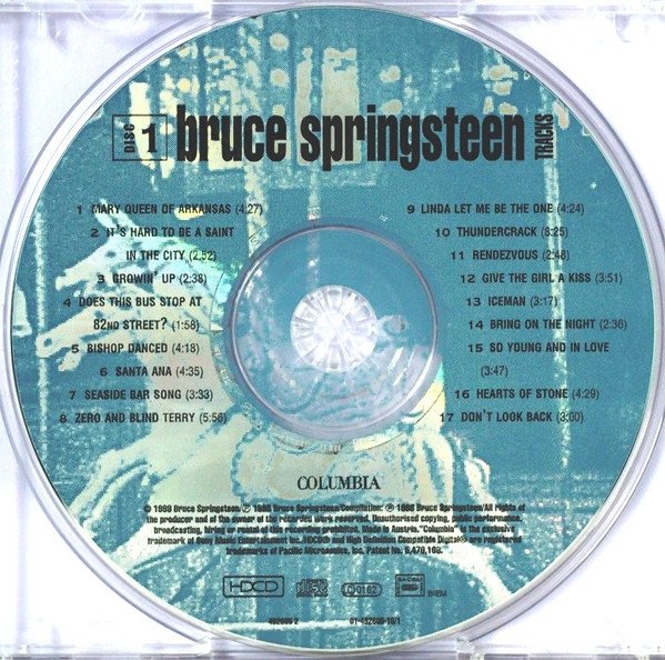 Bruce Springsteen, Tracks-CD, CDs, Historia Nuestra