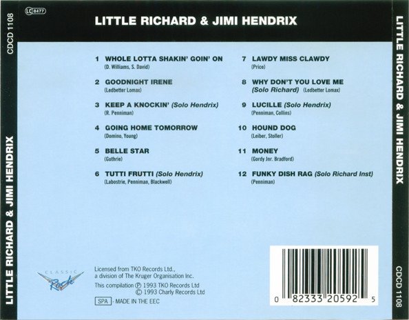 Little Richard & Jimi Hendrix-CD, CDs, Historia Nuestra