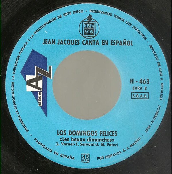 Jean Jacques* Eurovisión '69 - Canta En Español Mama-7, Vinilos, Historia Nuestra