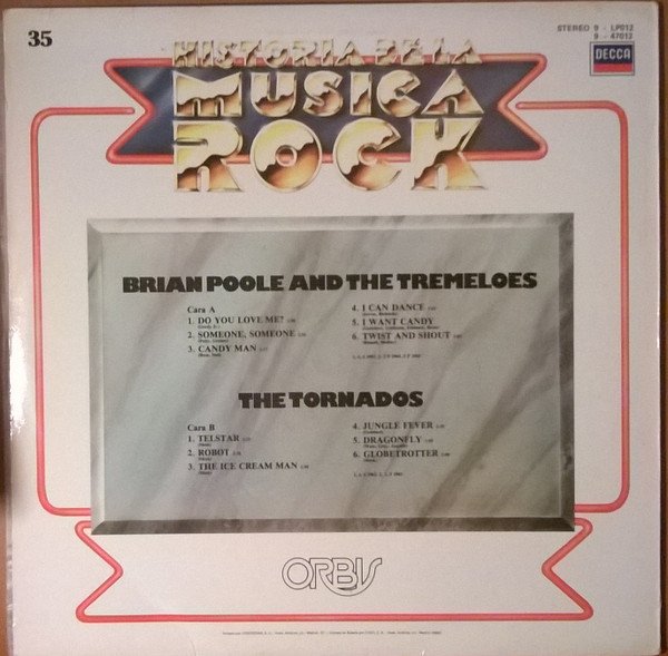 Brian Poole And The Tremeloes The Tornados-LP, Vinilos, Historia Nuestra