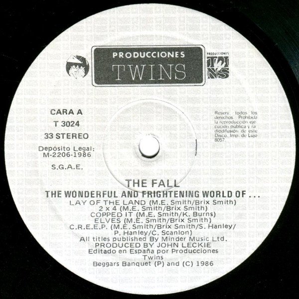 The Fall The Wonderful And Frightening World Of...-LP, Vinilos, Historia Nuestra