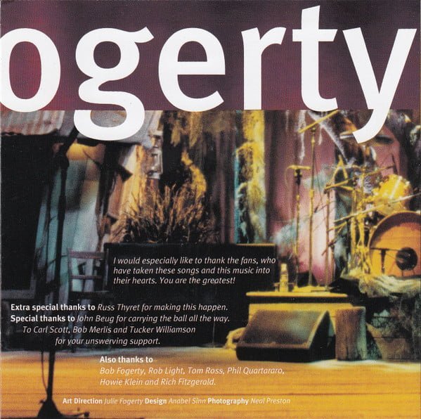 John Fogerty Premonition-CD, CDs, Historia Nuestra