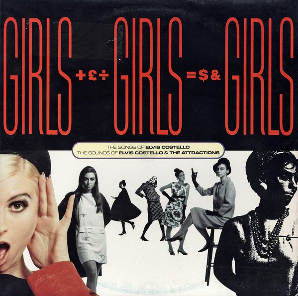 Elvis Costello Girls +£÷ Girls =$& Girls (The Songs Of Elvis Costello / The Sounds Of Elvis Costello & The Attractions)-2xLP, Vinilos, Historia Nuestra