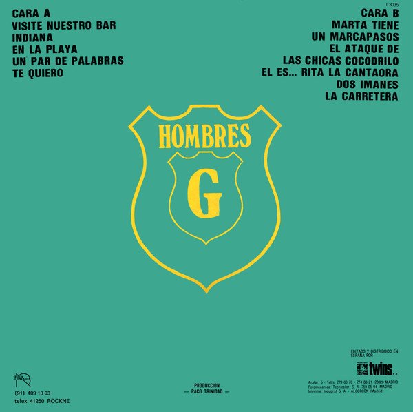 Hombres G La Cagaste... Burt Lancaster -LP, Vinilos, Historia Nuestra