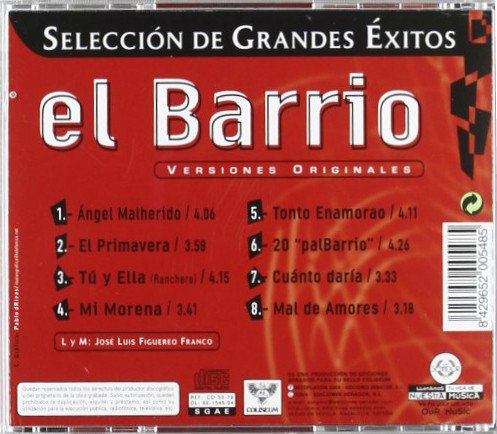 El Barrio Ángel Malherido (Selección De Grandes Éxitos)-CD, CDs, Historia Nuestra