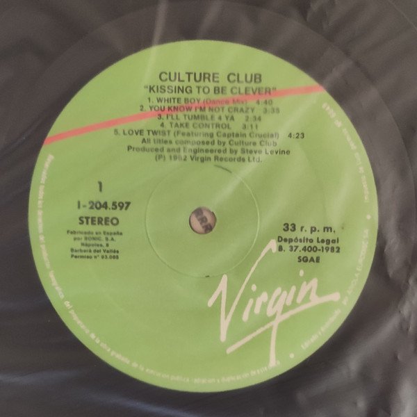 Culture Club, Kissing To Be Clever-LP, Vinilos, Historia Nuestra