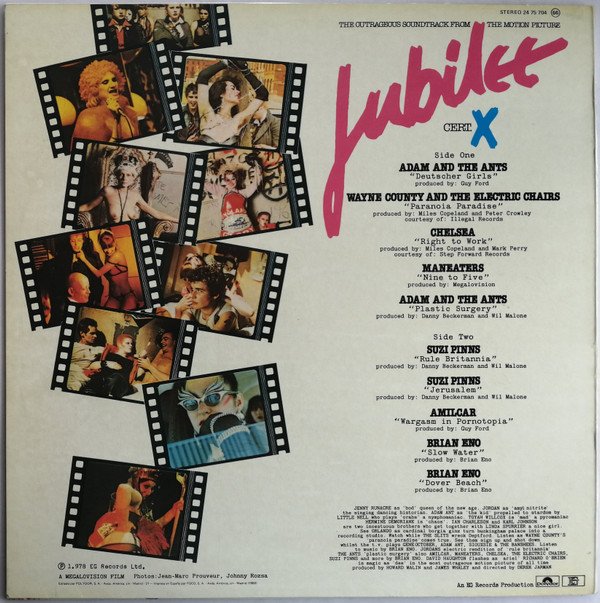 Various, Jubilee The Outrageous (Soundtrack)-LP, Vinilos, Historia Nuestra