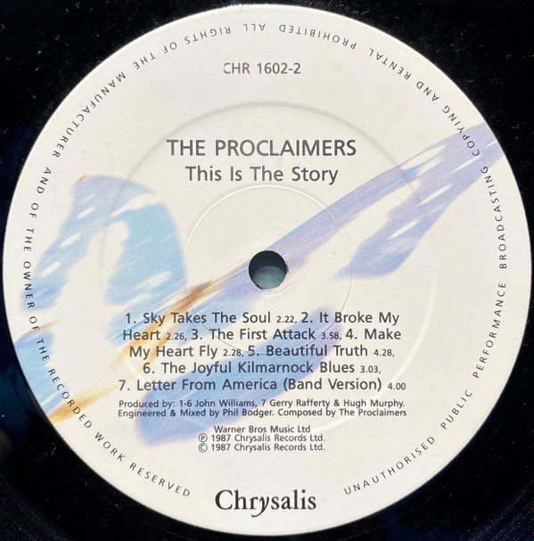 The Proclaimers This Is The Story-LP, Vinilos, Historia Nuestra