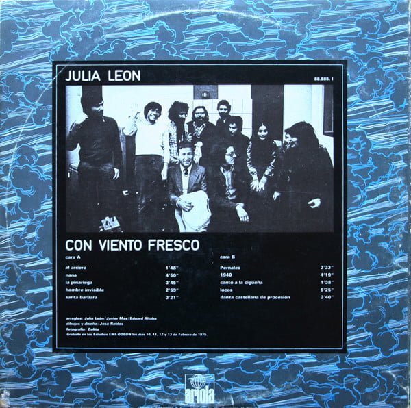 Julia Leon* Con Viento Fresco-LP, Vinilos, Historia Nuestra