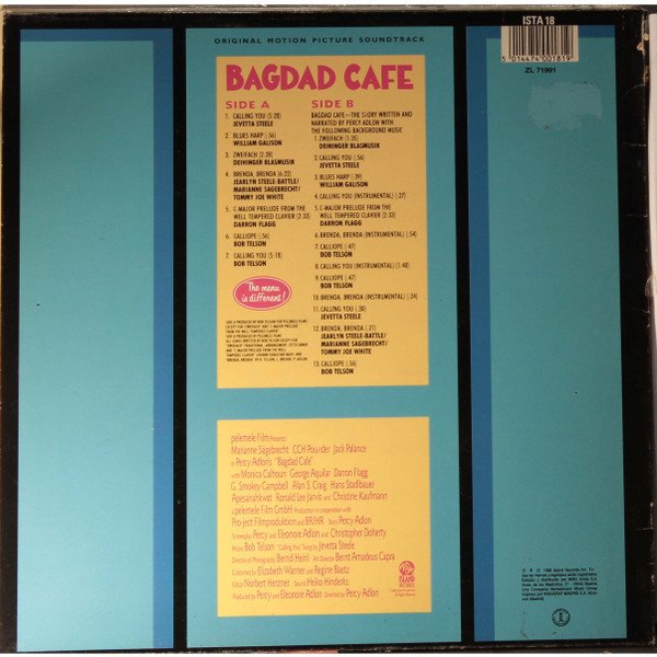 Various Bagdad Cafe (Original Motion Picture Soundtrack)-LP, Vinilos, Historia Nuestra