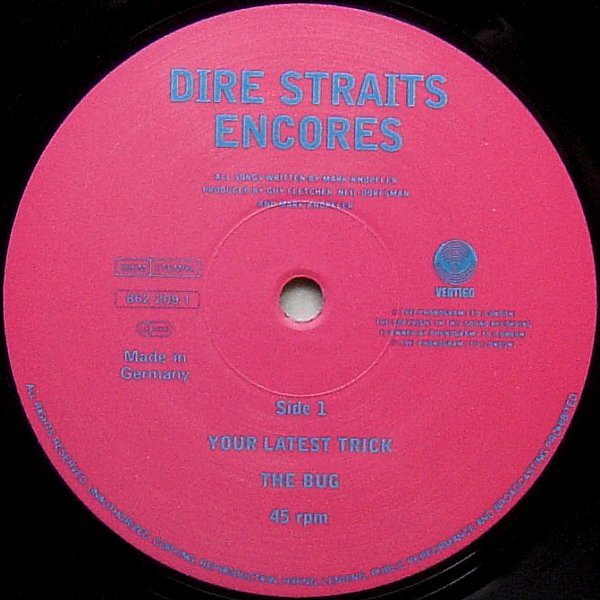 Dire Straits, Encores-12 inch, Vinilos, Historia Nuestra