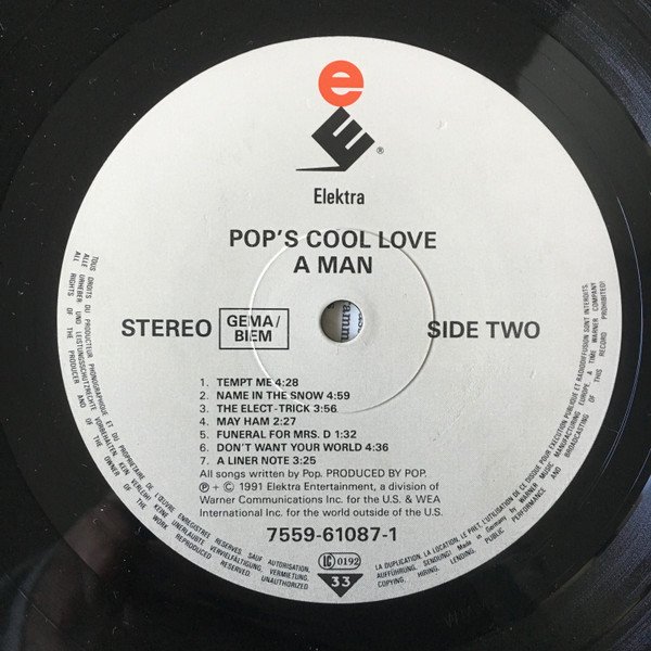 Pop's Cool Love A Man-LP, Vinilos, Historia Nuestra