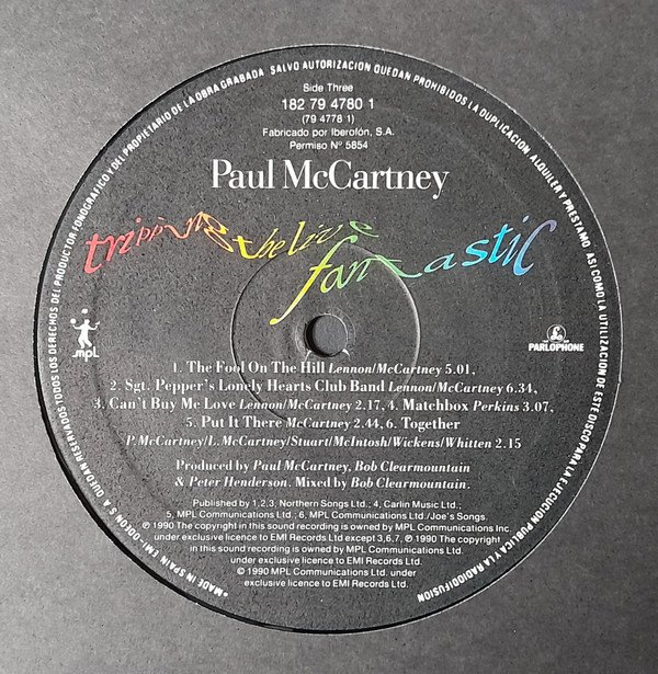 Paul McCartney Tripping The Live Fantastic-3xLP, Vinilos, Historia Nuestra