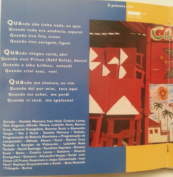 Daniela Mercury, Feijão Com Arroz-CD, CDs, Historia Nuestra