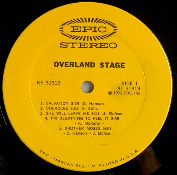 Overland Stage, Overland Stage-LP, Vinilos, Historia Nuestra
