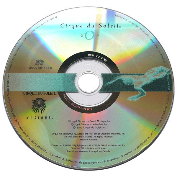 Cirque Du Soleil, O-CD, CDs, Historia Nuestra