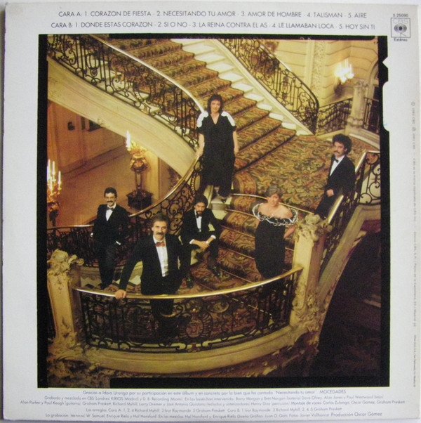 Mocedades, Amor De Hombre-LP, Vinilos, Historia Nuestra