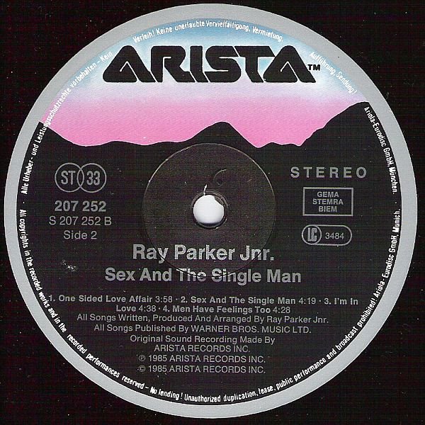 Ray Parker Jr. Sex And The Single Man-LP, Vinilos, Historia Nuestra