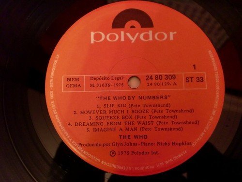 The Who, The Who By Numbers-LP, Vinilos, Historia Nuestra