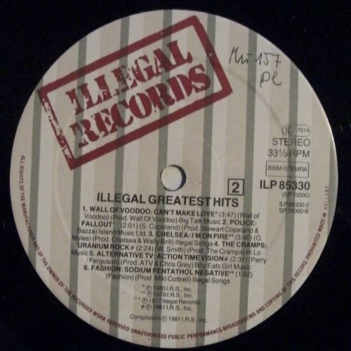 Various, Illegal Greatest Hits-LP, Vinilos, Historia Nuestra