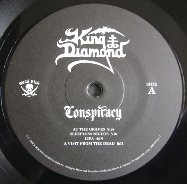 King Diamond, Conspiracy-LP, El Renacer del Vinilo: Un Viaje en "Historia Nuestra", historianuestra.com