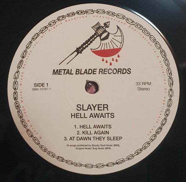 Slayer Hell Awaits-LP, Vinilos, Historia Nuestra