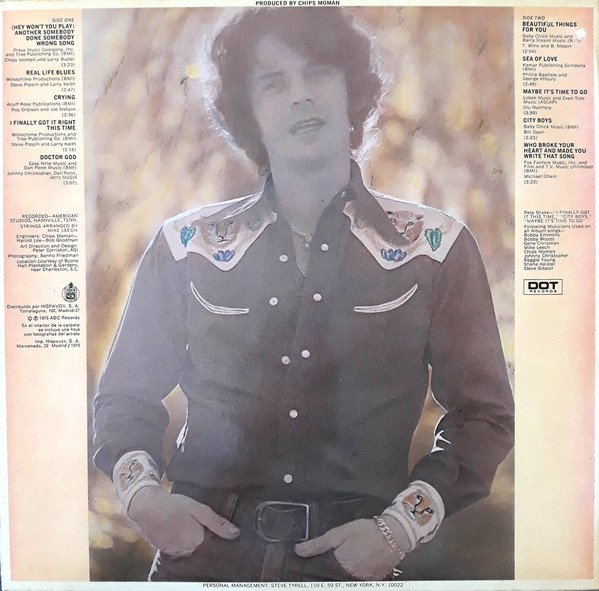 B J Thomas, Reunion-LP, Vinilos, Historia Nuestra