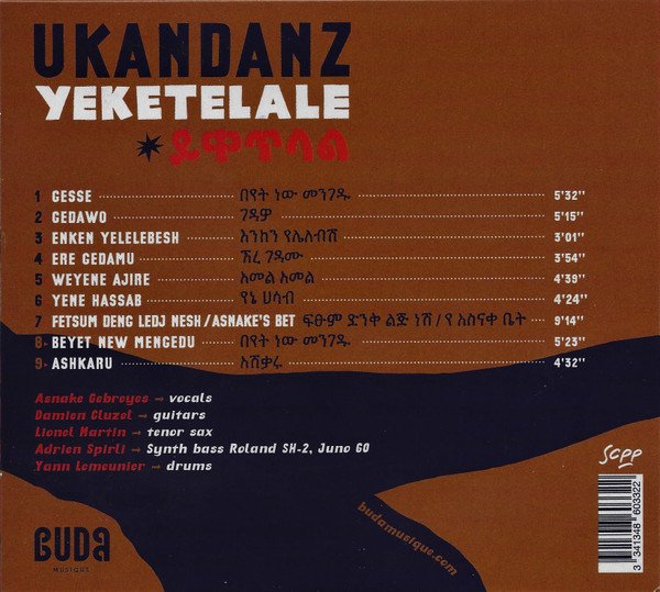 Ukandanz  ይቀጥላል = Yeketelale -CD, CDs, Historia Nuestra