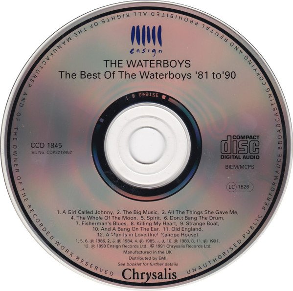 The Waterboys, The Best Of The Waterboys '81 - '90-CD, CDs, Historia Nuestra