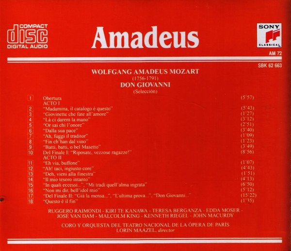 Wolfgang Amadeus Mozart -CD, Vinilos, Historia Nuestra