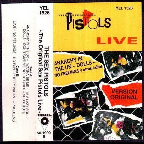 The Original Pistols* The Original Pistols Live-Cass, Cintas y casetes, Historia Nuestra