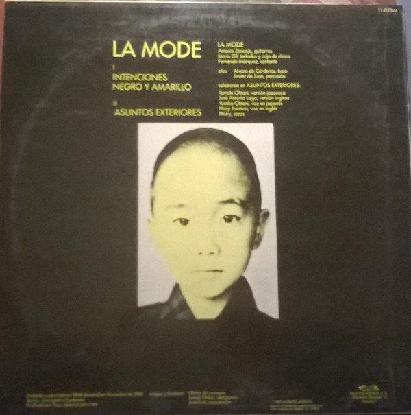 La Mode, Asuntos Exteriores-12 inch, Vinilos, Historia Nuestra